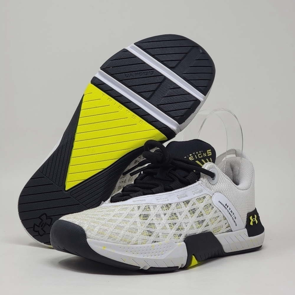 Under Armour Women's Size 5 TriBase Reign 5 Athletic Shoes White 3026022-105 New